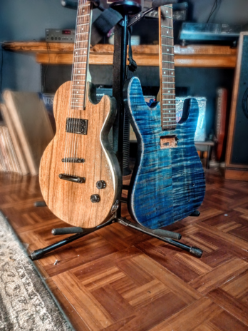 Saw Stewart Custom Offset Electric Guitar – Hand-Built Flame Maple Top