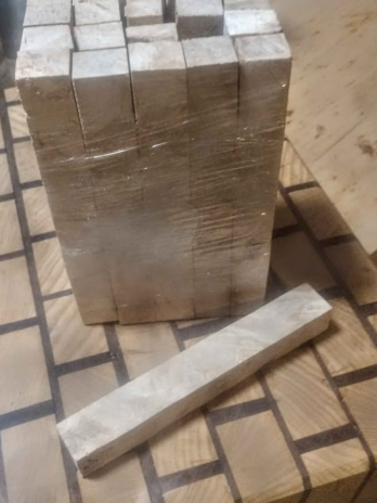 Maple Burl Pen Blanks – 1″ x 1″ x 6″ | Premium Burl Turning Blanks (Singles & Multi-Packs)